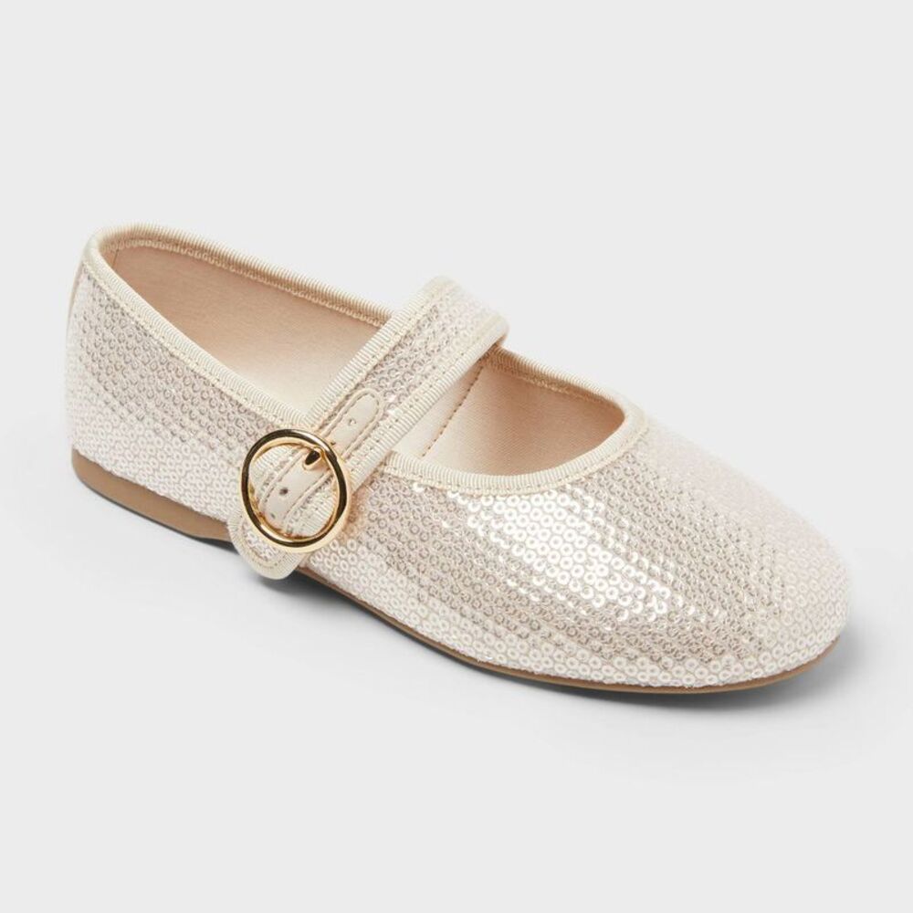 Kids' Quilla Ballet Flats - art class Gold 4
